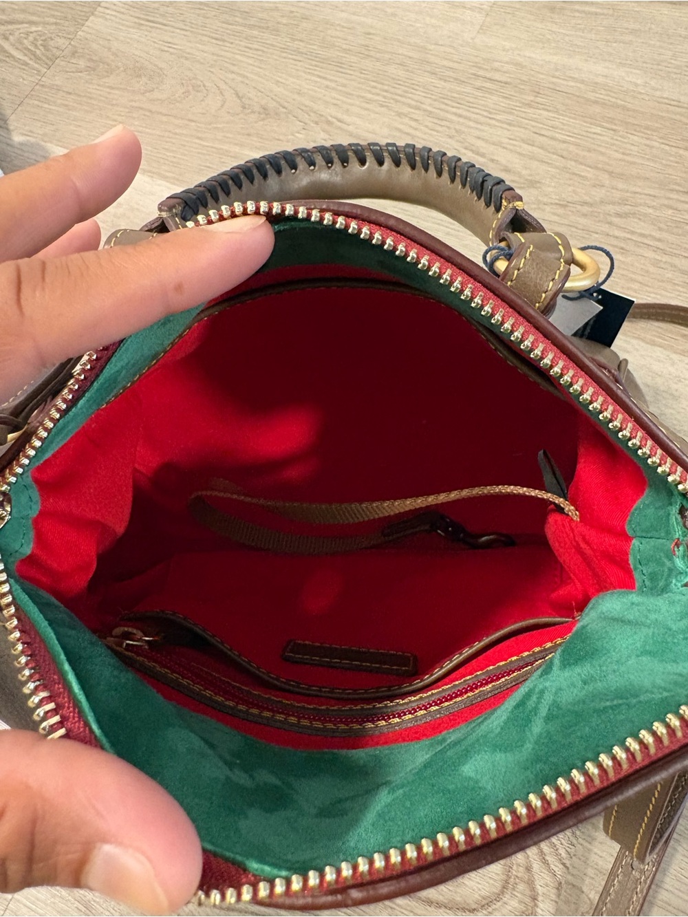 Dooney & Bourke micro satchel Florentine - Picture 8 of 11